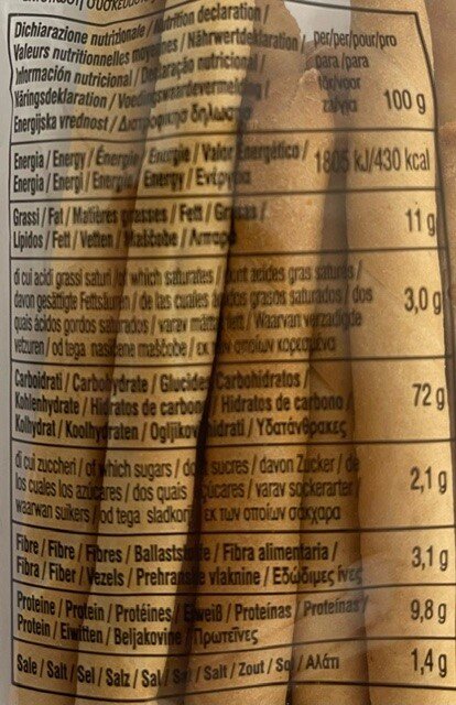 Grissini mini Rubata Mario Fongo 100 g