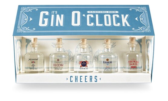 Gin O'Clock Tasting Box 5 x 4 cl (solange Vorrat)