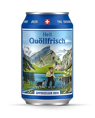 Appenzeller Quöllfrisch Hell 33 cl Dose 