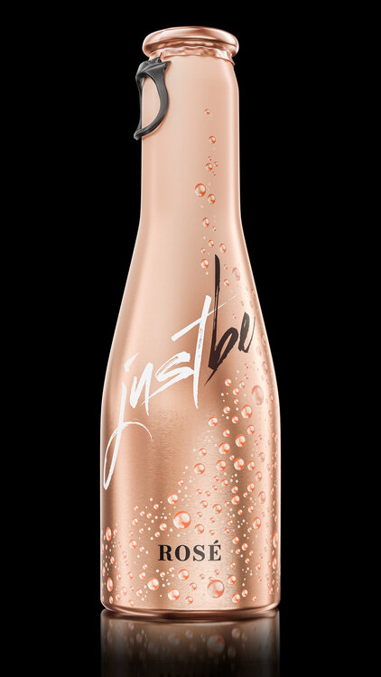 Just be Rosé Aperitivo Frizzante Alu-Flasche