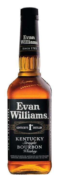 Whiskey Evan Williams Bourbon Black