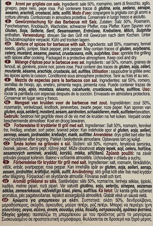 Aromi per grigliate Marabotta 90g