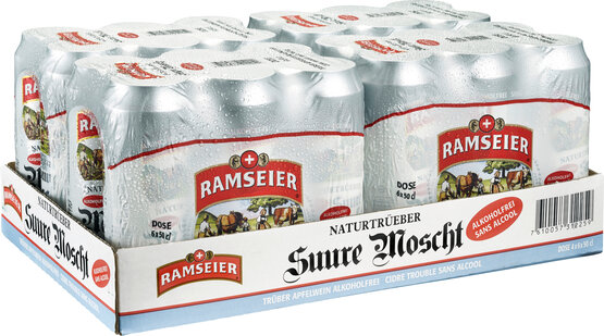 Ramseier Suure Moscht naturtrüb alkoholfrei 0.5% 50 cl Dose