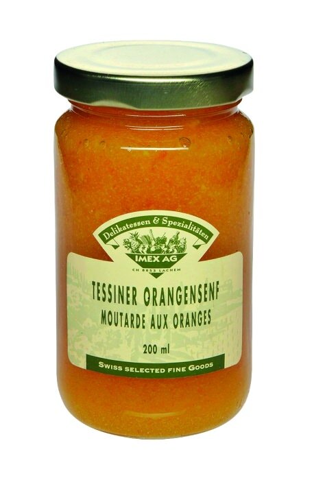 Tessiner Orangensenf 200 ml IMEX