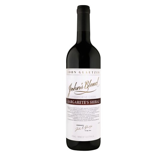 John's Blend Margarete's Shiraz No. 24 John Glaetzer Wines Langhorne Creek Australia