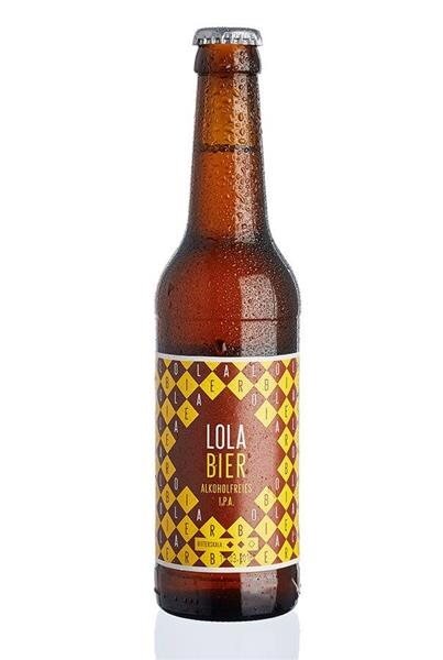 LOLA IPA Bier alkoholfrei 0.5% 33 cl Glas 