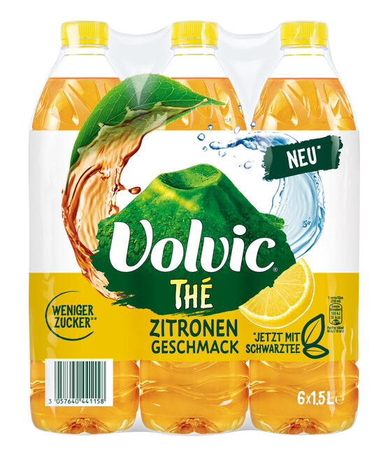 Volvic Tee Zitrone 150 cl PET 6-Pack