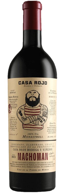 Macho Man Monastrell MMM Casa Rojo Tierra de Murcia VdT