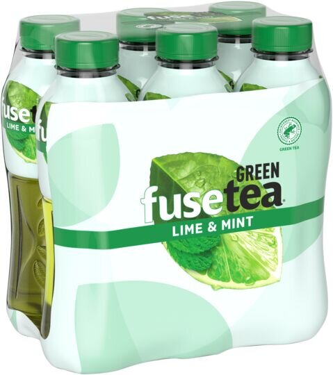 Fusetea Green Tea Lime Mint 50 cl PET 6-Pack