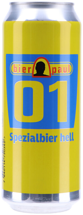 Bier Paul 01 hell 50 cl Dose 6-Pack