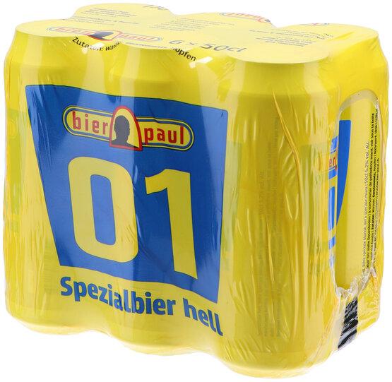 Bier Paul 01 hell 50 cl Dose 6-Pack