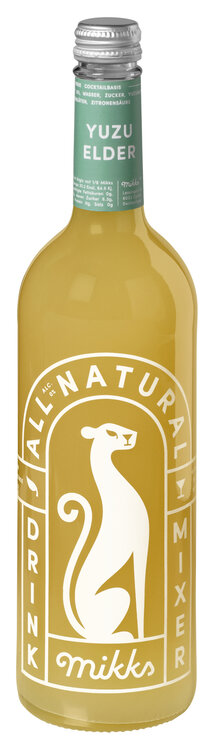 Mikks Fruchtsaft Yuzu Elder EW-Glas 