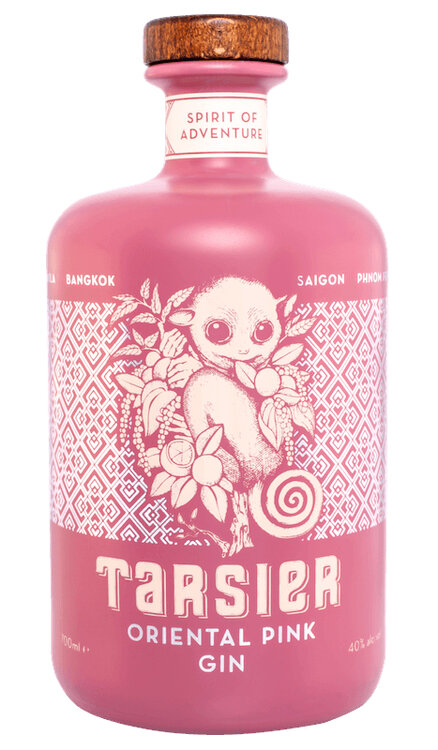 Gin Tarsier Oriental Pink Gin Southeast Asian Dry Gin