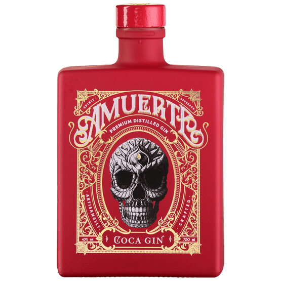 AMUERTE Coca Leaf Gin RED Bottle Limited Edition