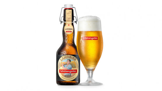 Schützengarten Landbier Bügelflasche 33 cl Depot -.50 (auf Anfrage)