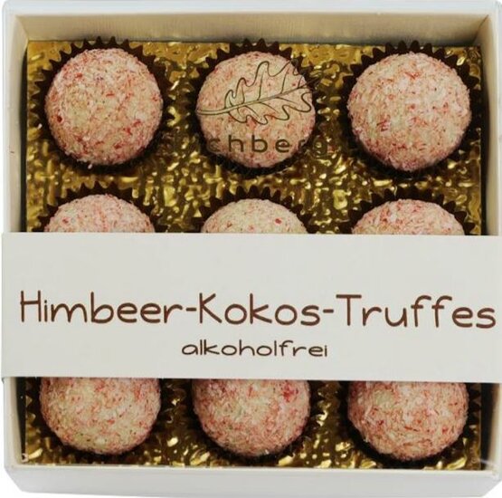 Himbeer-Kokos-Truffes Eichberg / 9 Stk. in Box