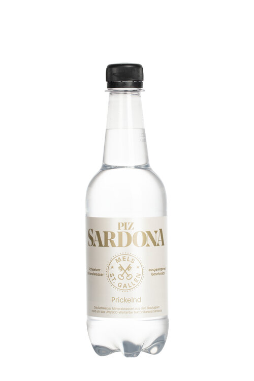 Piz Sardona Mineralwasser mit mittel Kohlensäure 50 cl PET 