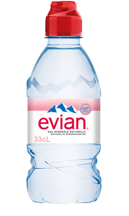 Evian 33 cl EW-PET 12-Pack Sportscap