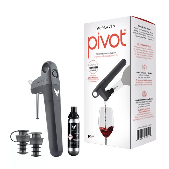 Coravin Pivot black (auf Anfrage – kein Rückgaberecht)
