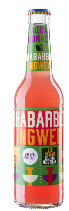 Aqua Monaco Rhabarber Ingwer Bio 33cl MW Glas (Auf Anfrage) (nicht verfügbar, kein neuer Liefertermin bekannt)