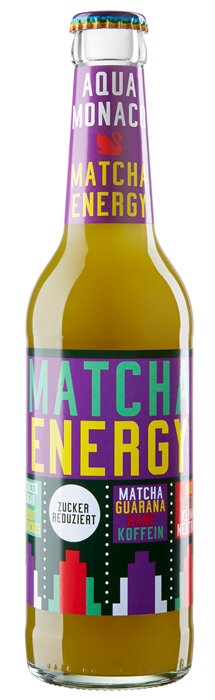 Aqua Monaco Matcha Energy Bio 33cl MW Glas (Auf Anfrage)