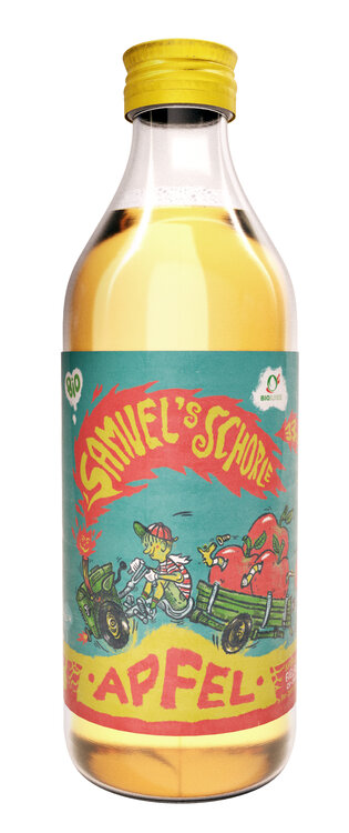 Samuels Schorle Apfel Bio 33 cl MW Glas