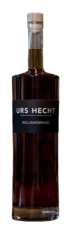 Williamsbrand Urs Hecht, im Holzfass ausgebaut Gunzwiler Destillate, Neunfacher Schweizer Destillateur des Jahres