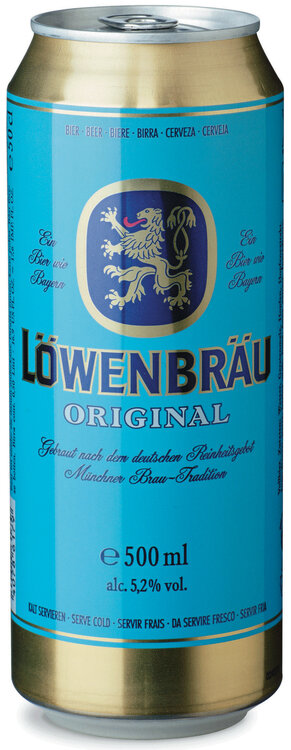 Löwenbräu München Original hell 50 cl Dosen (auf Anfrage)