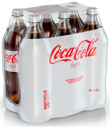 Coca-Cola Light 1.5 L PET EW 6-Pack