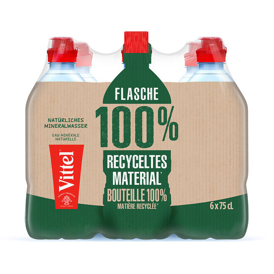 Vittel 75 cl Sport PET EW - 100% Recycling Version