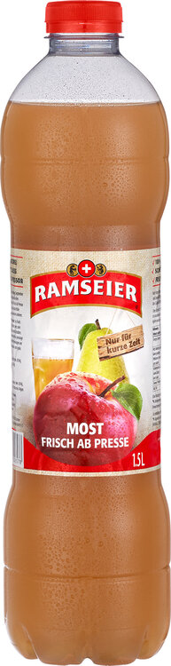 Ramseier Most frisch ab Presse 1.5 L PET EW 6-Pack 