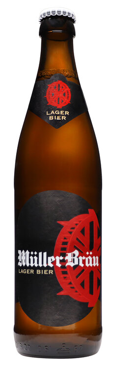 Müller Bräu Lager 50 cl MW 20er Har.