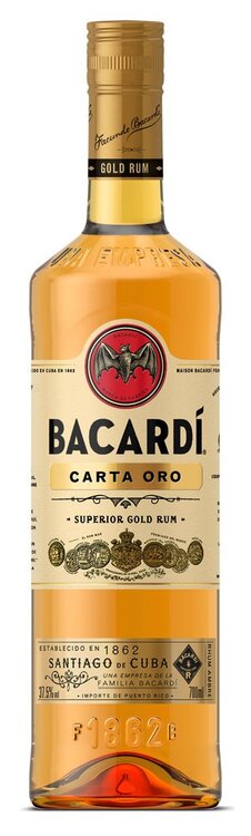 Rum Bacardi Carta Oro (gold)