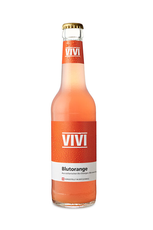 Vivi Blutorange Ingwer 33 cl Glas MW