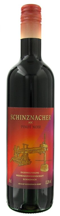 Schinznacher rot AOC Top 50 Blauburgunder Trottbaum (solange Vorrat)