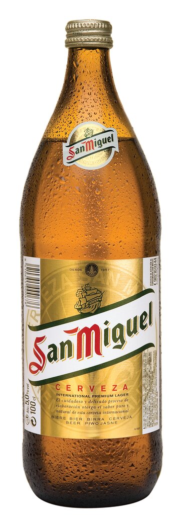 San Miguel Beer EW Flasche 1L Spanien | Ausländische Biere | SCHÜWO  Trink-Kultur
