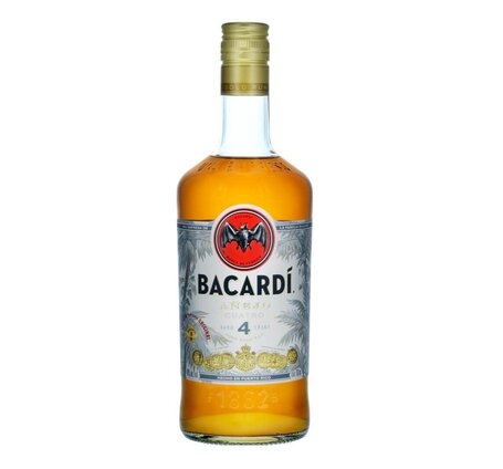 Rum Bacardi Añejo 4 Anos Cuatro