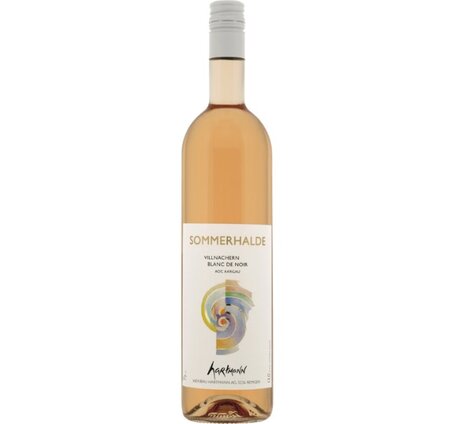 Sommerhalde Blanc de Noir Villnachern AOC Weinbau Hartmann Remigen (ausverkauft, Mitte Mai wieder lieferbar)