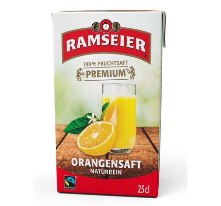 Ramseier Premium 100% Orangensaft 25 cl Tetra Brik, Tetra Pak®