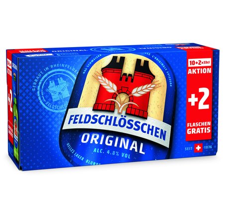 Feldschlösschen Original 10+2 gratis 33 cl EW