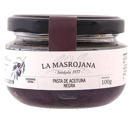 Olivenpaste schwarz Masrojana 100g