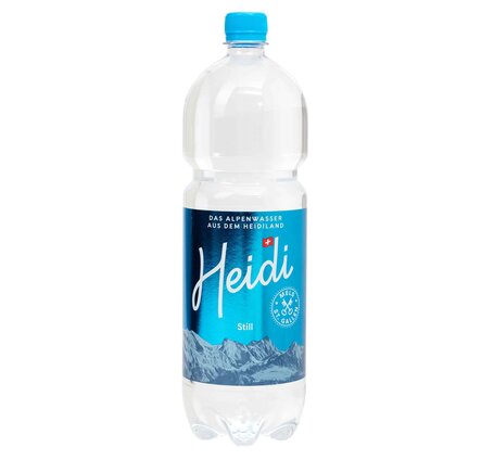 Heidi Alpenwasser aus dem Heidiland ohne Kohlensäure 150 cl EW 6-Pack
