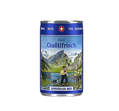 Appenzeller Quöllfrisch Hell 15 cl Dose 6-Pack NETTO-PREIS