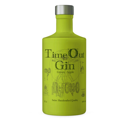 Gin Swiss Handcrafted Time Out Green Apple