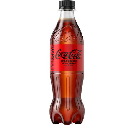 Coca-Cola ZERO 50 cl PET EW (im Verlaufe Mai 2022 erhältlich)