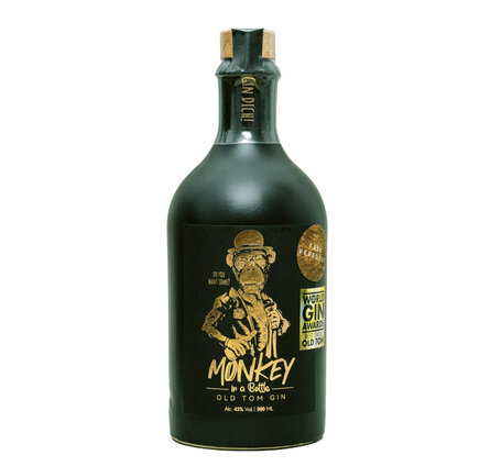 Gin Monkey in a Bottle "Bronze" Old Tom Gin Distillery Aarau 