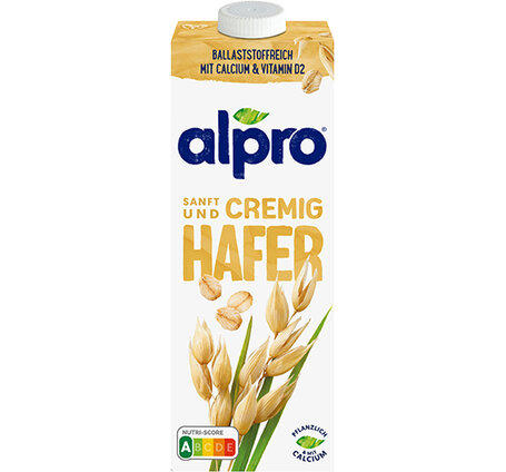 Alpro Haferdrink Original Sanft und Cremig ohne Zucker 1 L Tetra Pak®