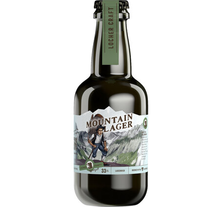 Locher Craft Beer Mountain Lager 33 cl MW