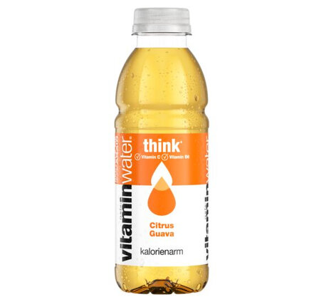 Vitamin Water Glacéau THINK Citrus Guava PET, 12-Pack