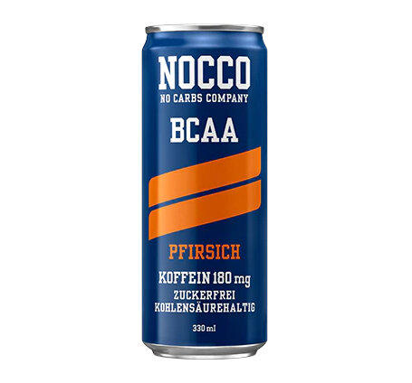 NOCCO BCAA Pfirsich 33 cl Dose (auf Anfrage)